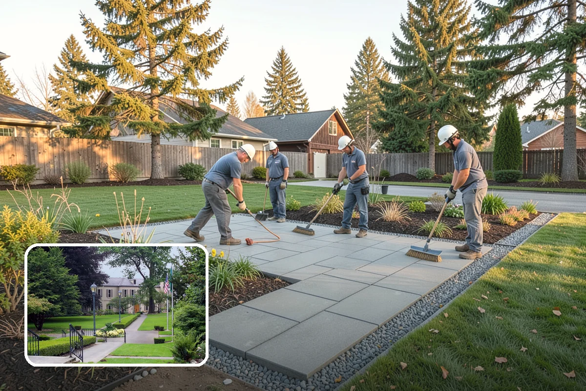 Mulch Installation in Woodinville, King County, WA - Locks in soil moisture and cuts watering