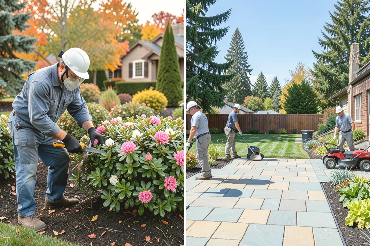 Mulch Installation in Yarrow Point, King County, WA - Edge and define the bed lines
