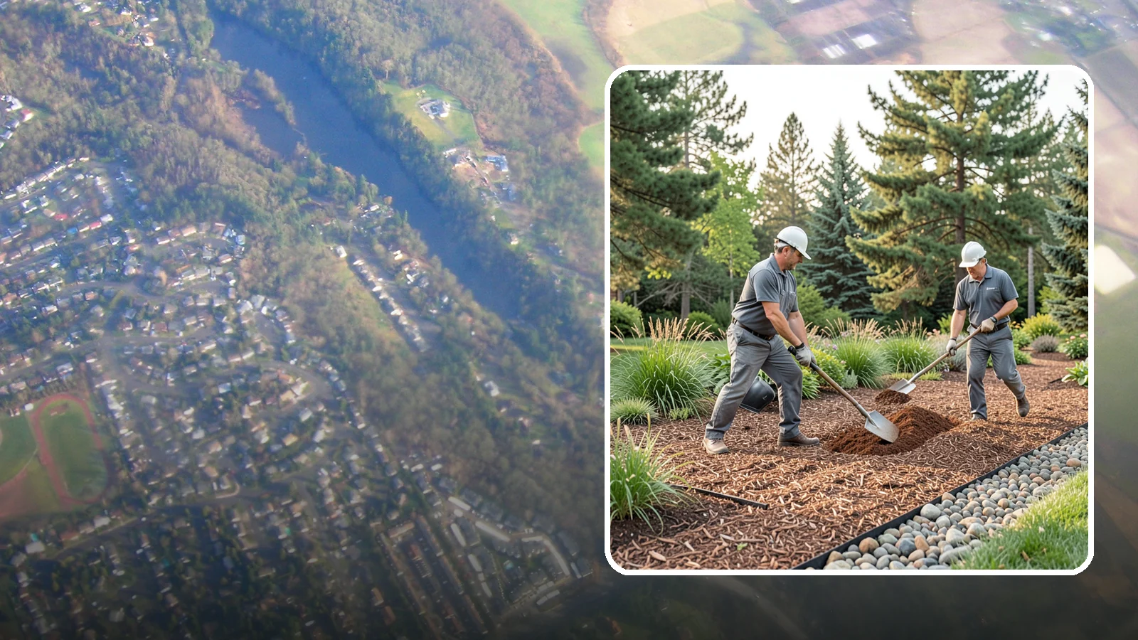 Mulch Refresh in Algona, King County, WA - A fresh top layer of organic mulch to restore depth and color mid-season.