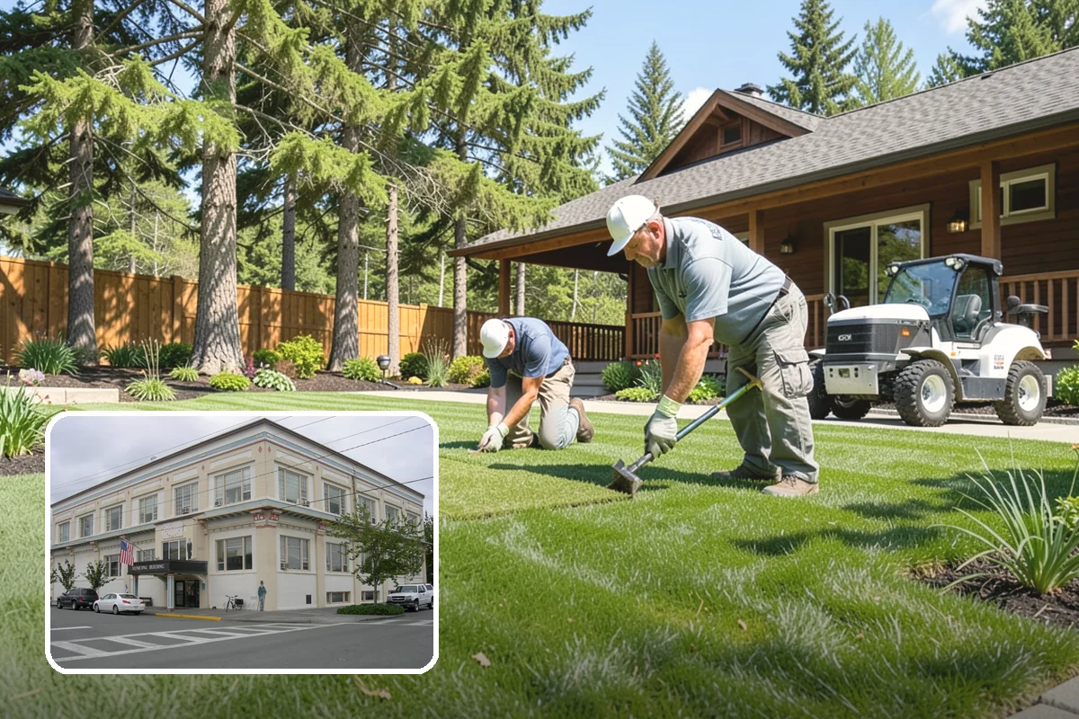 Mulch Refresh in Anacortes, Skagit County, WA - Renews a dark, uniform look across settled beds