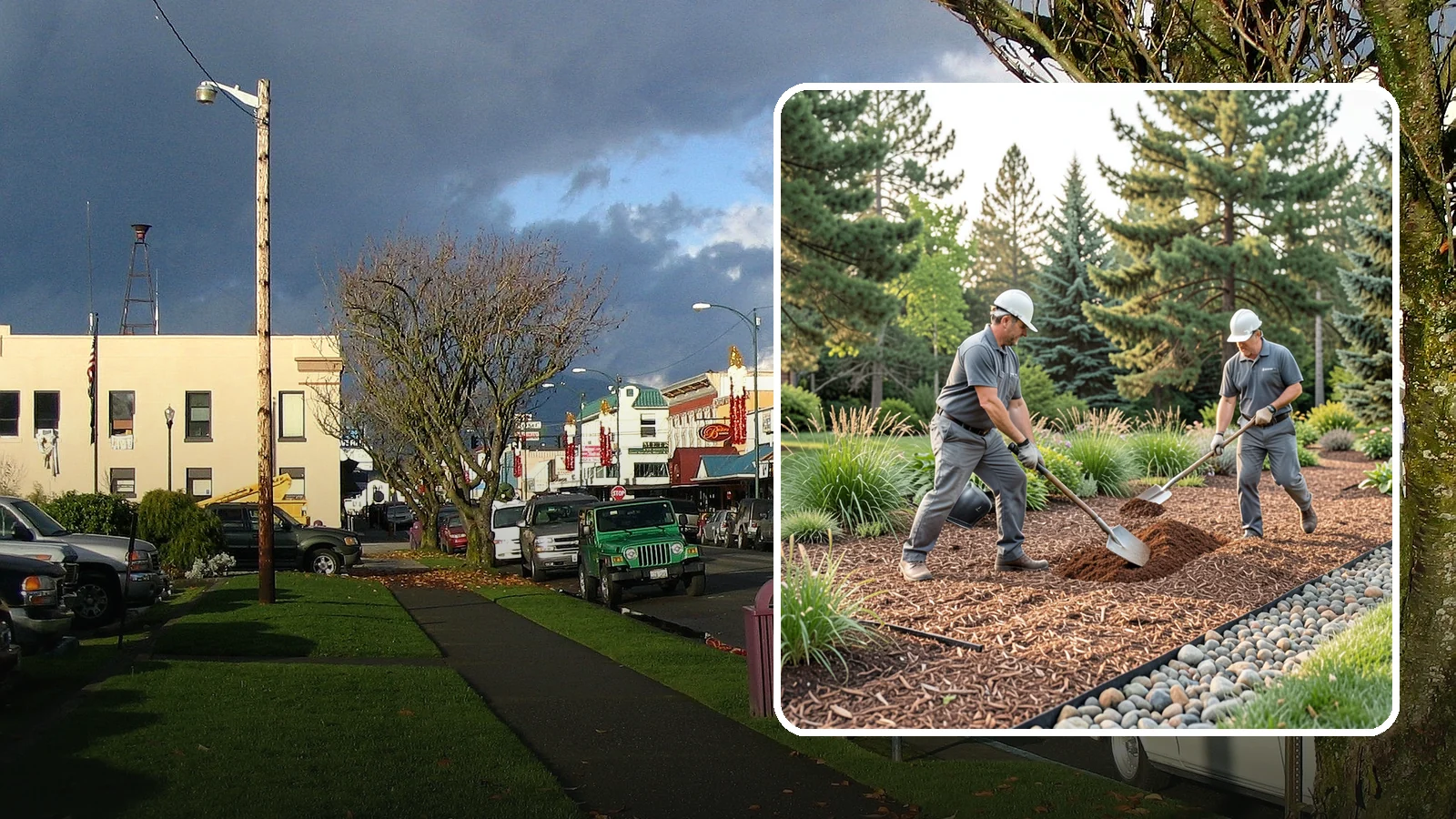 Mulch Refresh in Arlington, Snohomish County, WA - A fresh top layer of organic mulch to restore depth and color mid-season.