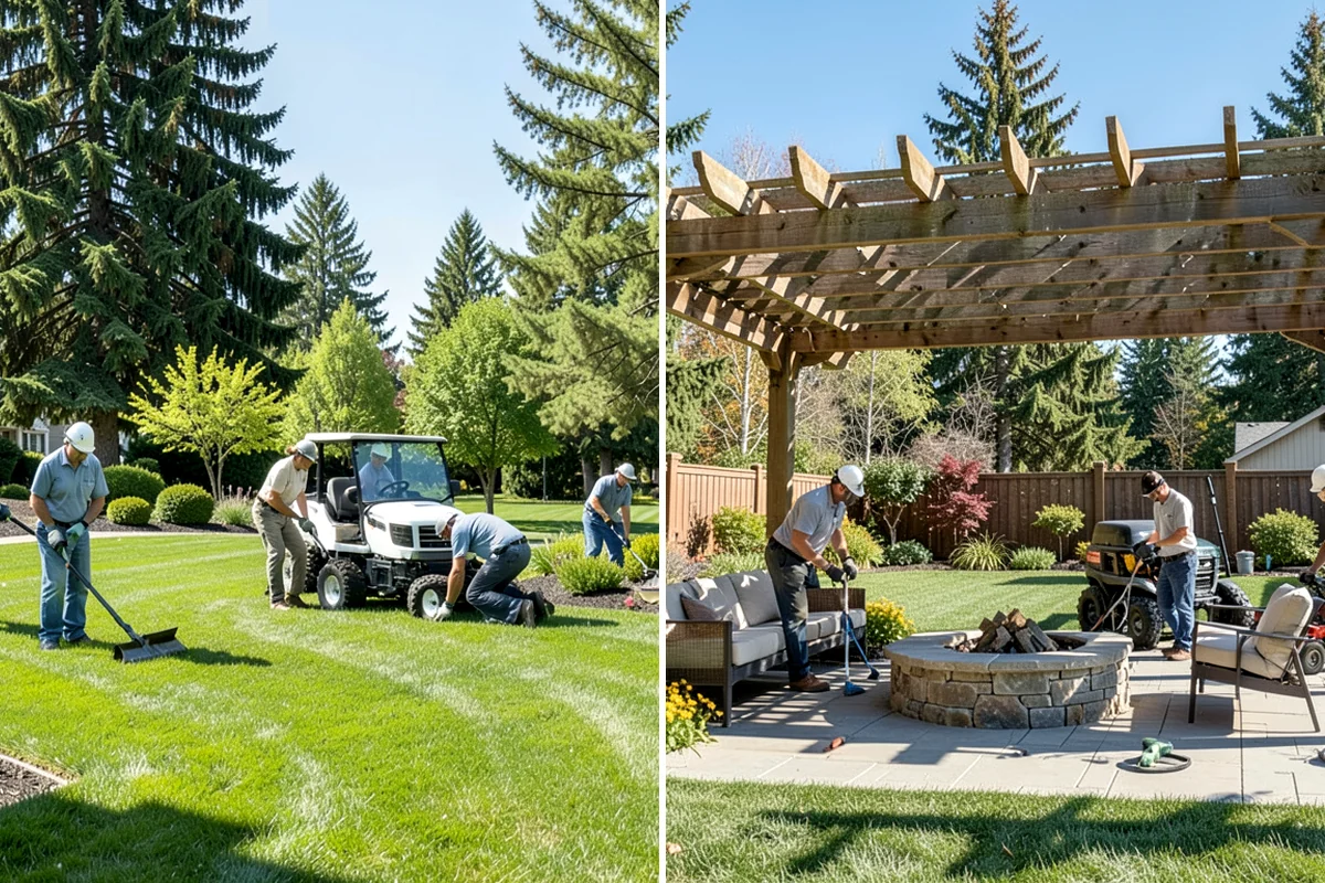 Mulch Refresh in Arlington, Snohomish County, WA - Clear leaves, twigs, and surface debris from the beds