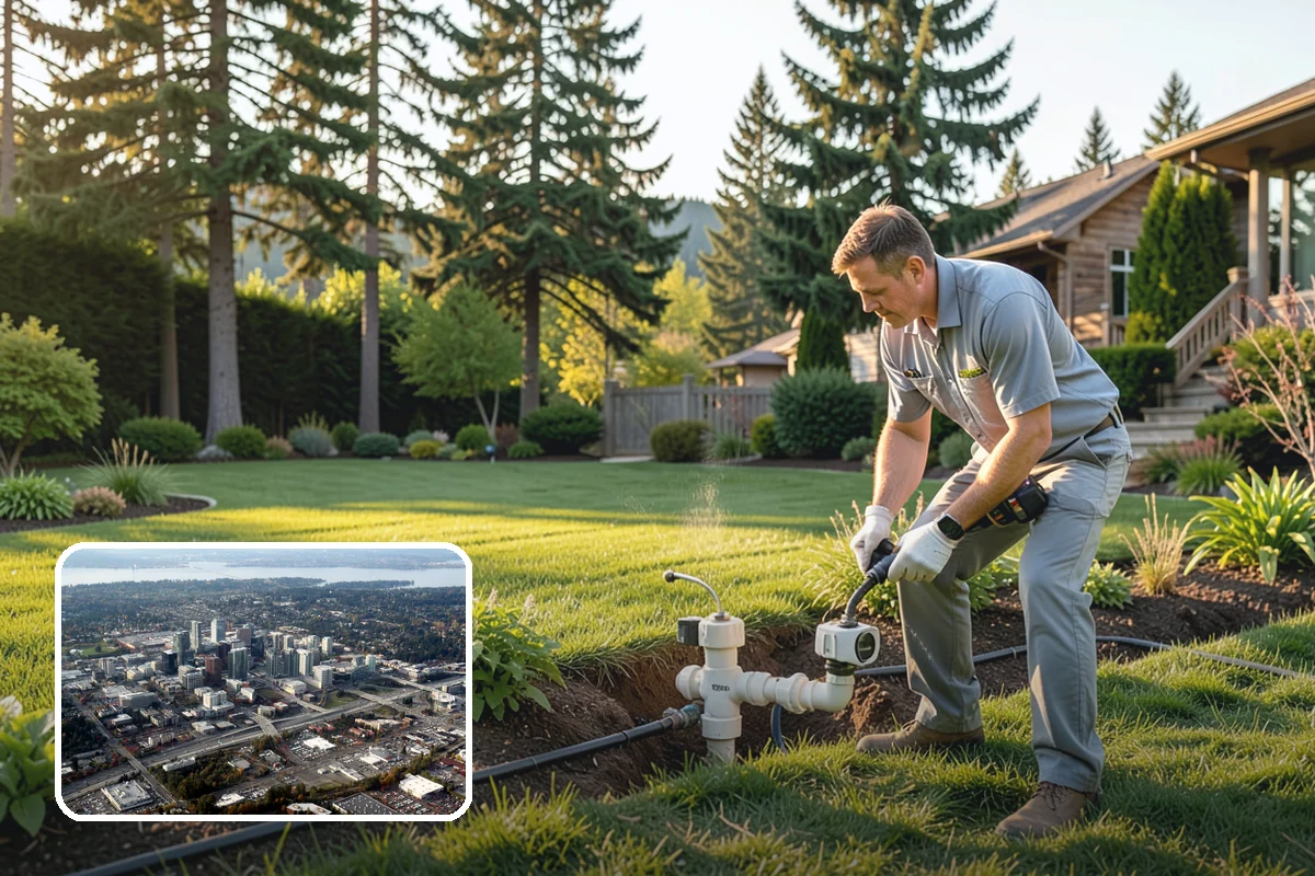 Mulch Refresh in Bellevue, King County, WA - Renews a dark, uniform look across settled beds