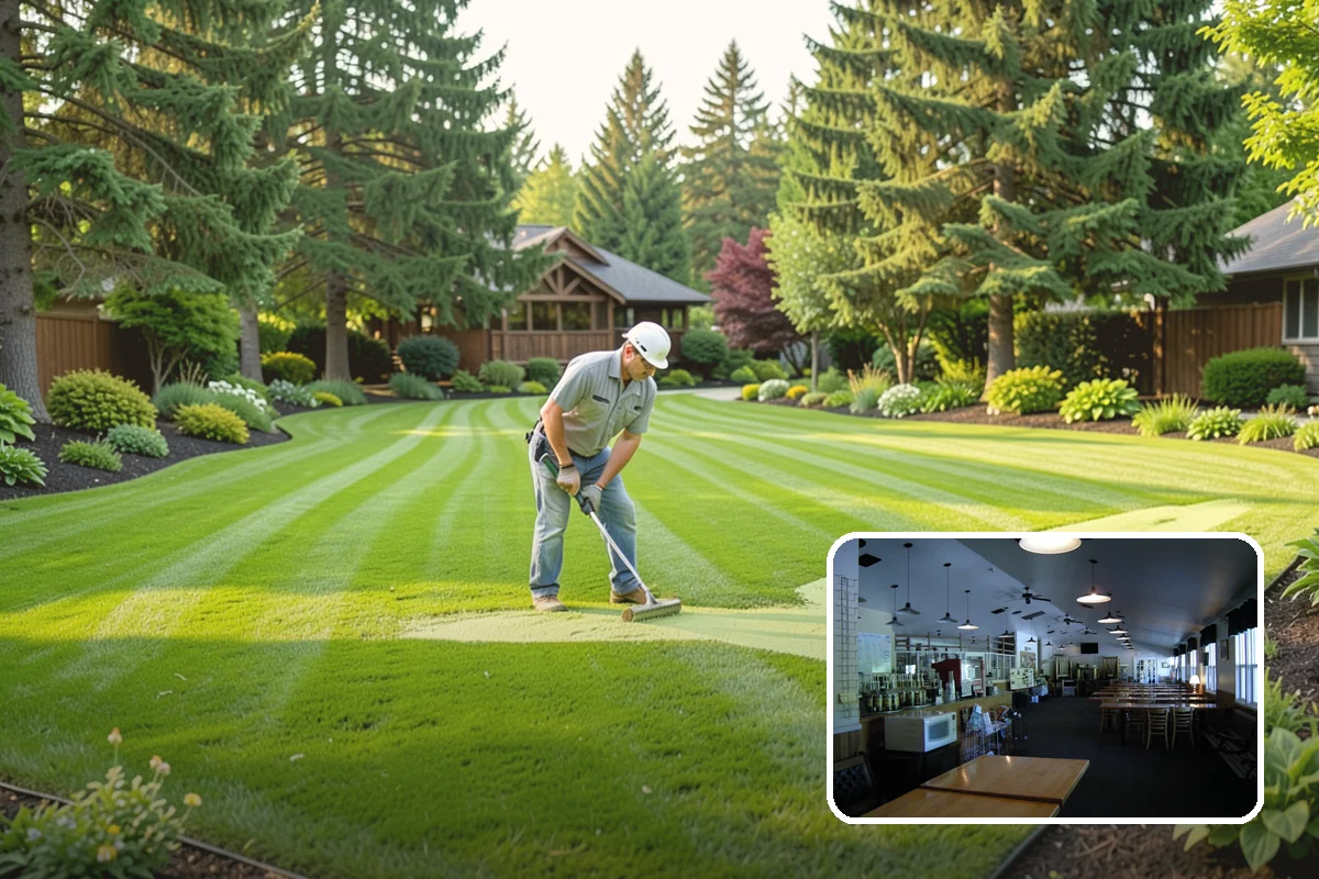 Mulch Refresh in Black Diamond, King County, WA - Renews a dark, uniform look across settled beds
