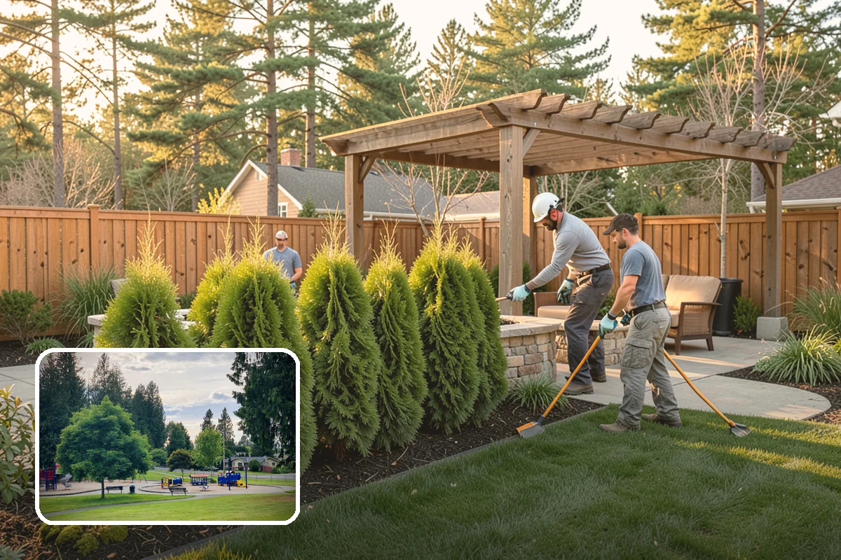 Mulch Refresh in Bonney Lake, Pierce County, WA - Renews a dark, uniform look across settled beds