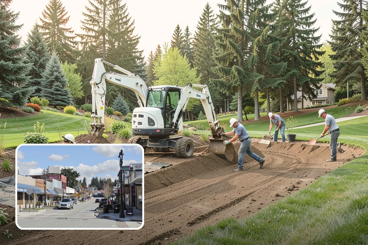 Mulch Refresh in Bothell, King County, WA - Renews a dark, uniform look across settled beds