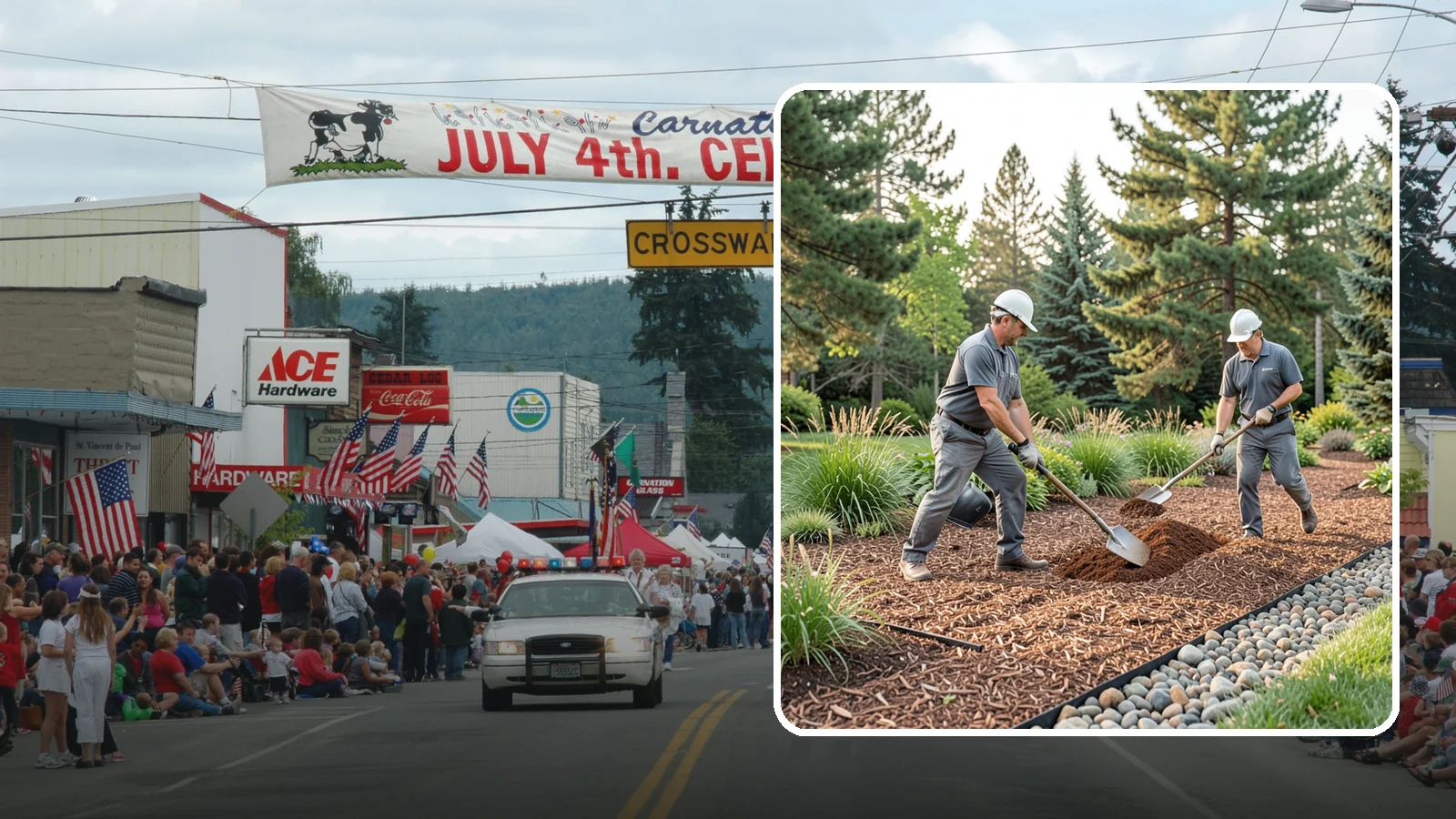 Mulch Refresh in Carnation, King County, WA - A fresh top layer of organic mulch to restore depth and color mid-season.