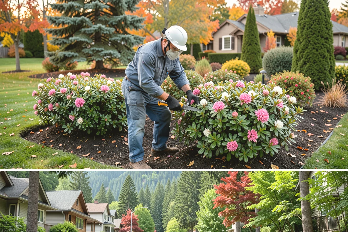 Mulch Refresh in Darrington, Snohomish County, WA - Best applied in spring to lock in moisture before the dry summer, with an optional light fall top-up before sustained rain.