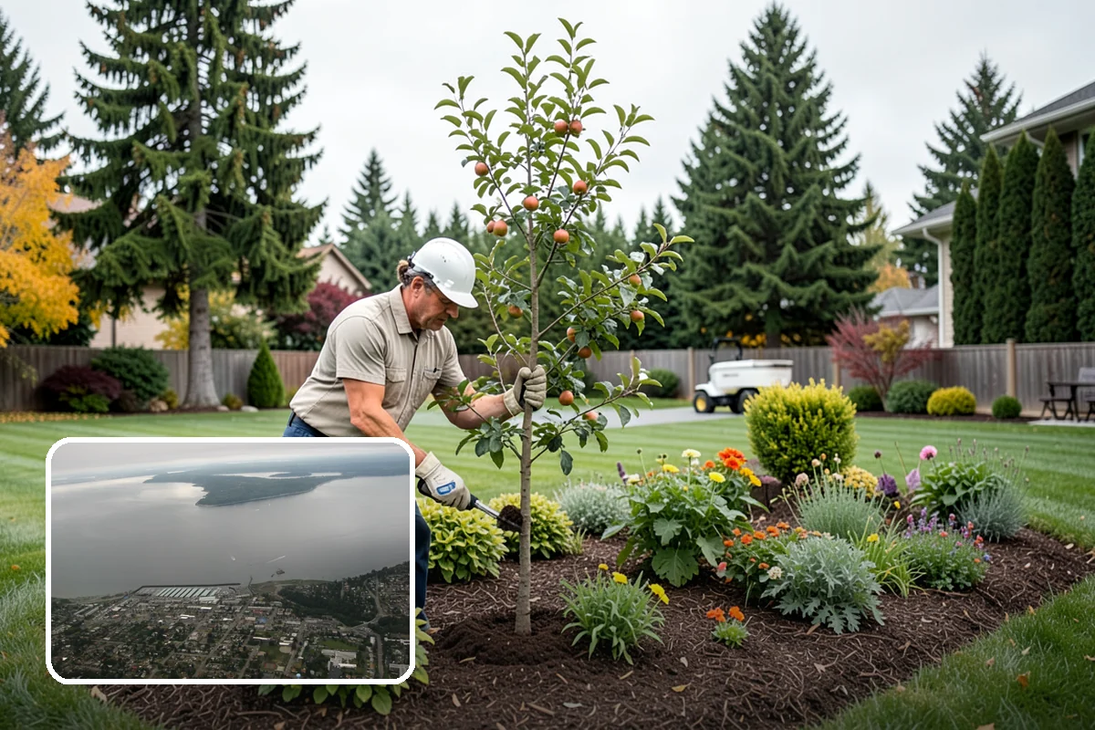 Mulch Refresh in Des Moines, King County, WA - Renews a dark, uniform look across settled beds