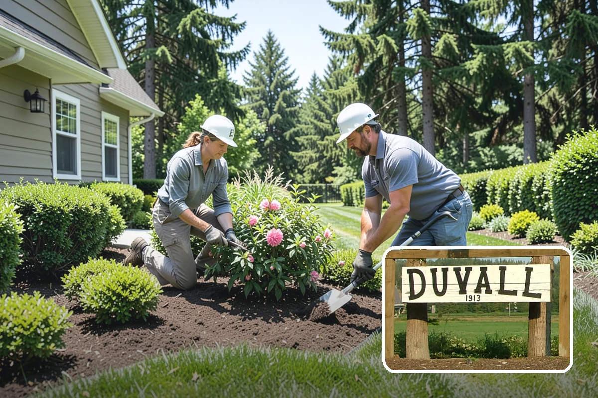 Mulch Refresh in Duvall, King County, WA - Renews a dark, uniform look across settled beds