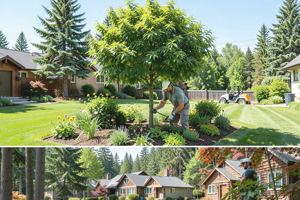 Mulch Refresh in Edgewood, Pierce County, WA - Best applied in spring to lock in moisture before the dry summer, with an optional light fall top-up before sustained rain.