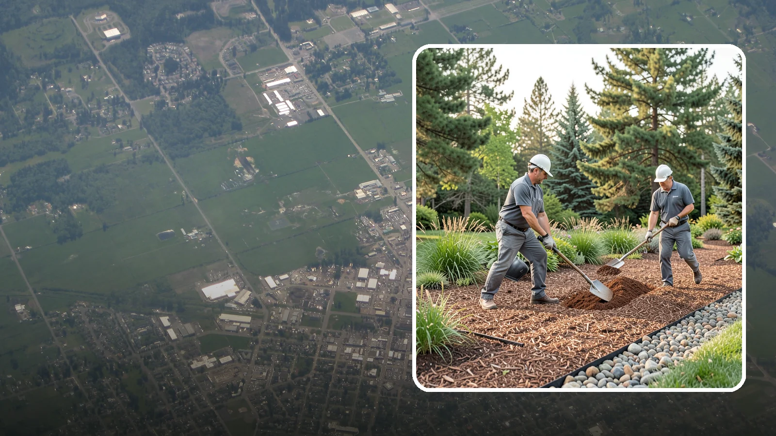 Mulch Refresh in Enumclaw, King County, WA - A fresh top layer of organic mulch to restore depth and color mid-season.