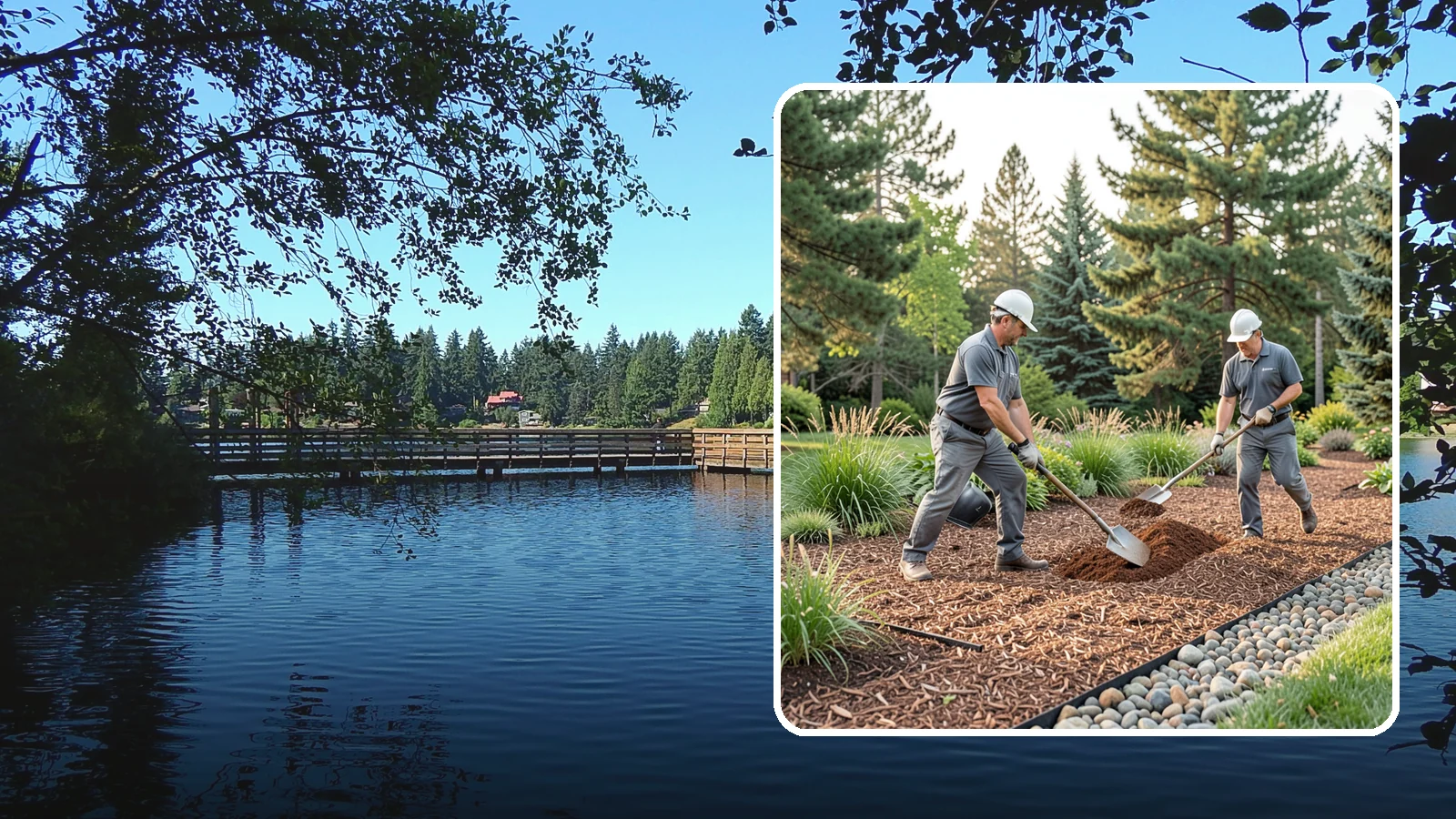 Mulch Refresh in Federal Way, King County, WA - A fresh top layer of organic mulch to restore depth and color mid-season.