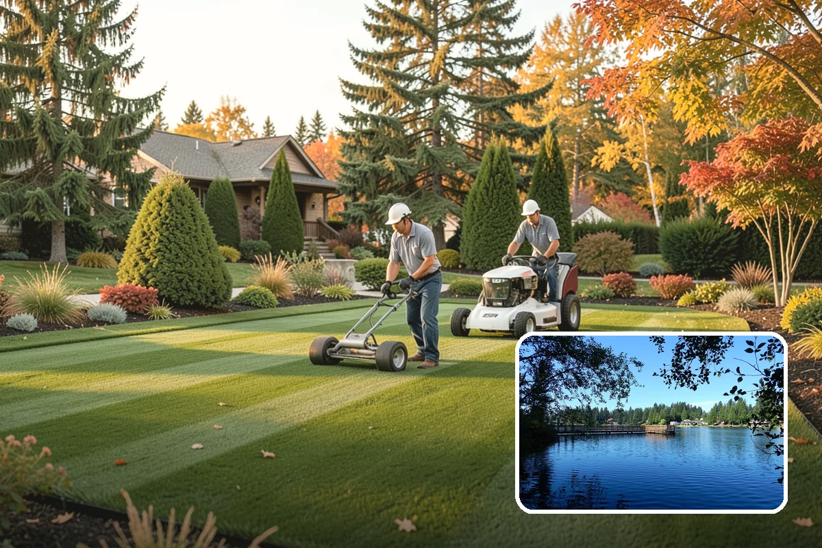 Mulch Refresh in Federal Way, King County, WA - Renews a dark, uniform look across settled beds
