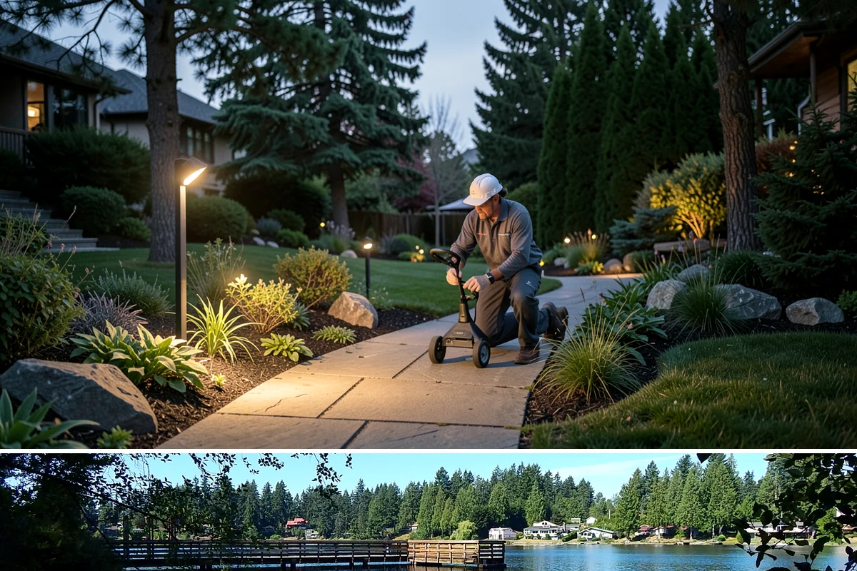 Mulch Refresh in Federal Way, King County, WA - Best applied in spring to lock in moisture before the dry summer, with an optional light fall top-up before sustained rain.
