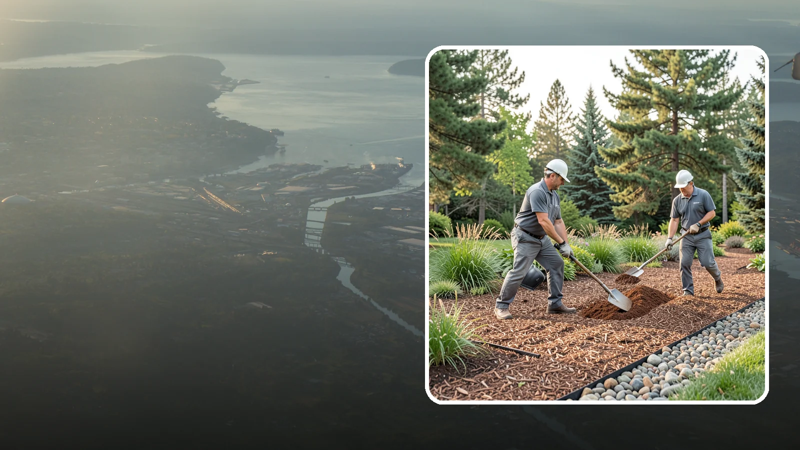 Mulch Refresh in Fife, Pierce County, WA - A fresh top layer of organic mulch to restore depth and color mid-season.