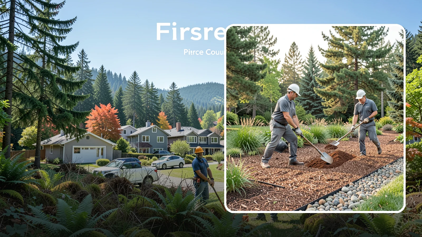 Mulch Refresh in Fircrest, Pierce County, WA - A fresh top layer of organic mulch to restore depth and color mid-season.