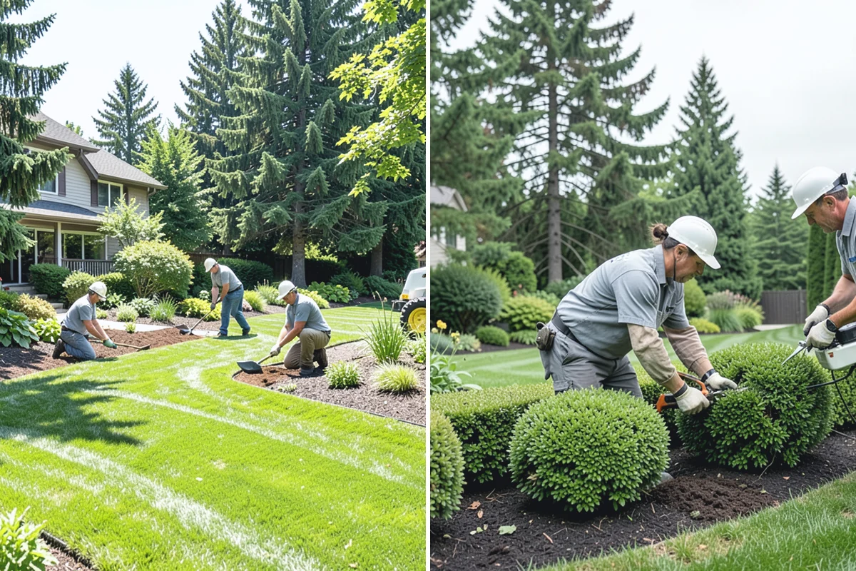 Mulch Refresh in Gold Bar, Snohomish County, WA - Clear leaves, twigs, and surface debris from the beds