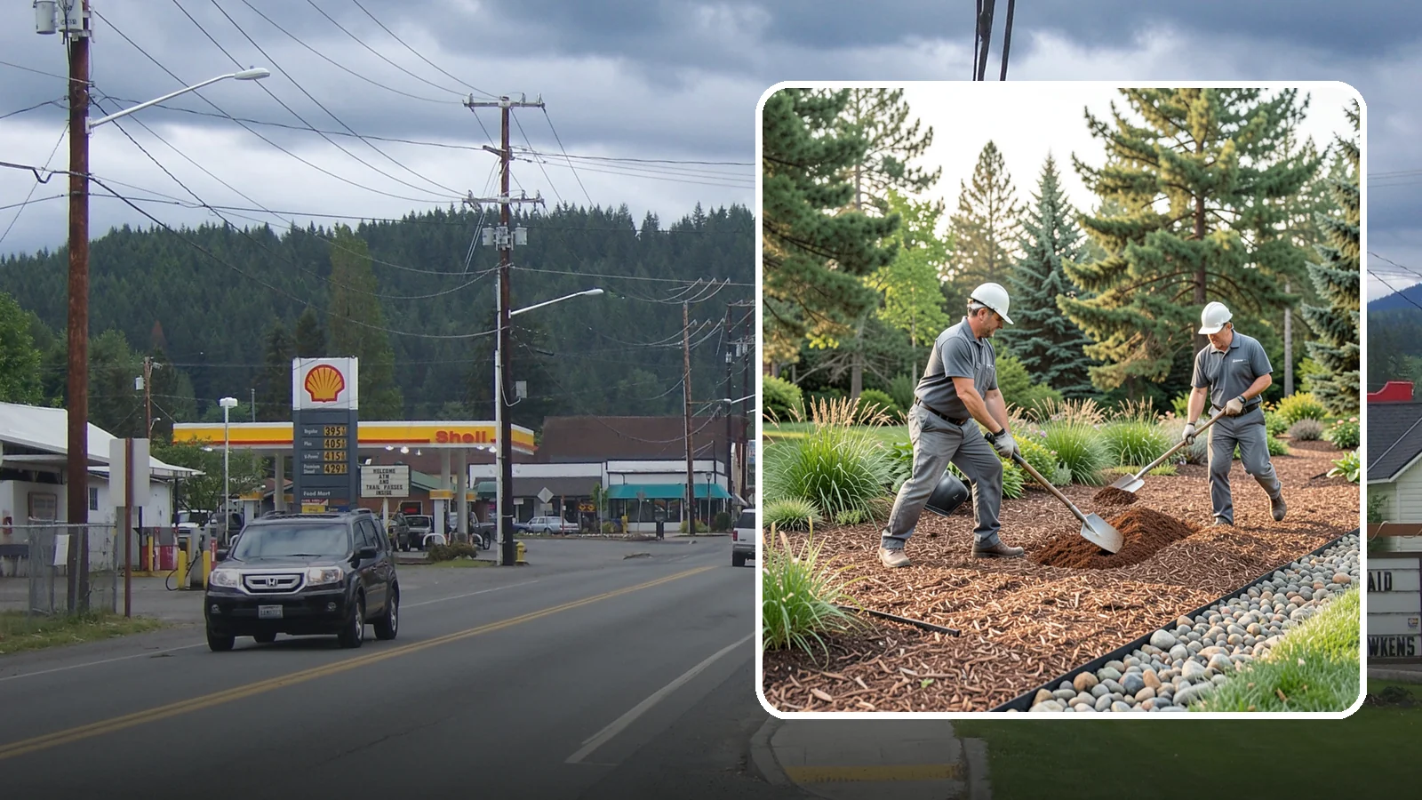 Mulch Refresh in Granite Falls, Snohomish County, WA - A fresh top layer of organic mulch to restore depth and color mid-season.
