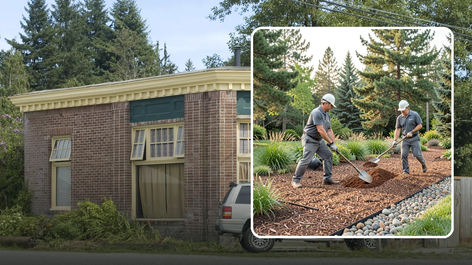 Mulch Refresh in Hamilton, Skagit County, WA - A fresh top layer of organic mulch to restore depth and color mid-season.