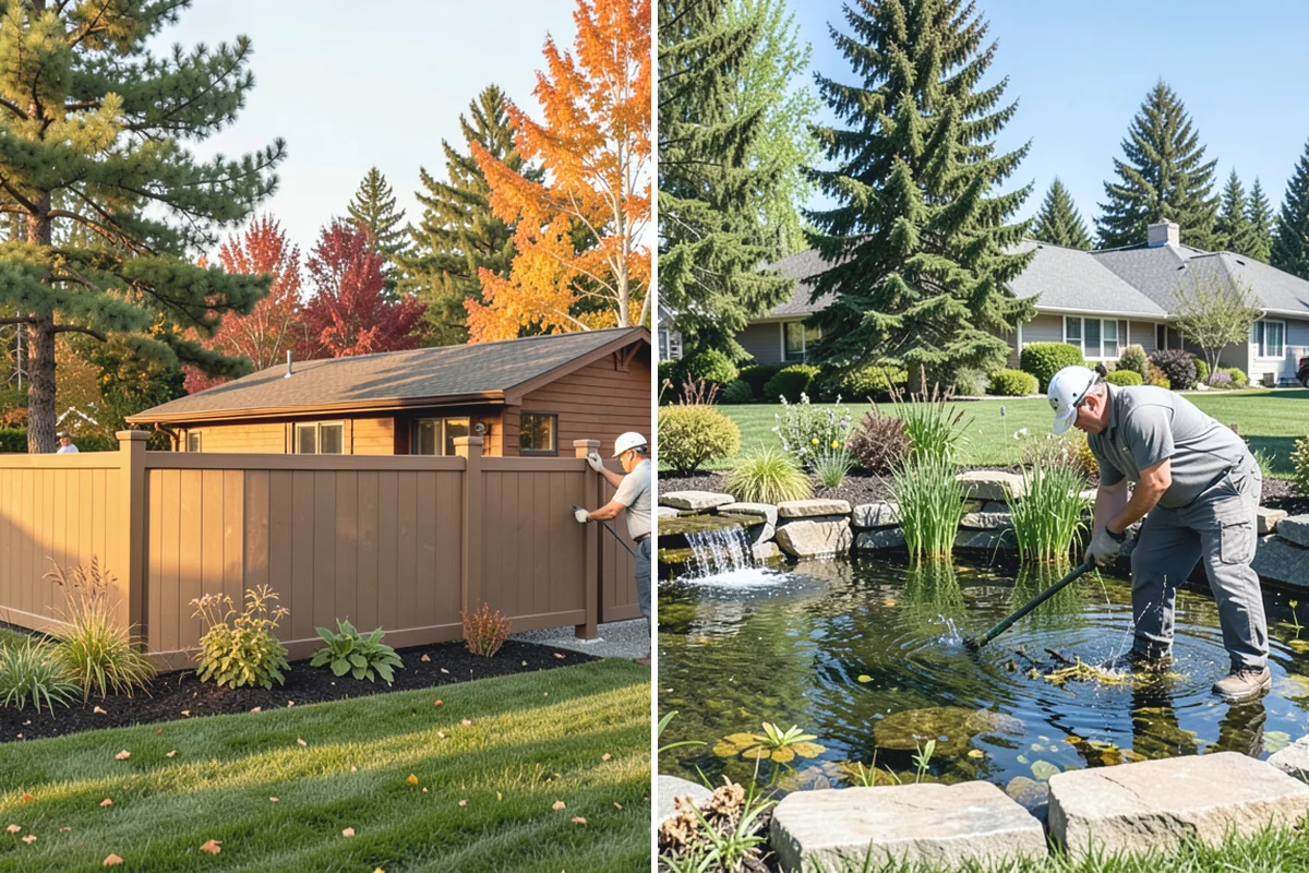 Mulch Refresh in Hamilton, Skagit County, WA - Clear leaves, twigs, and surface debris from the beds