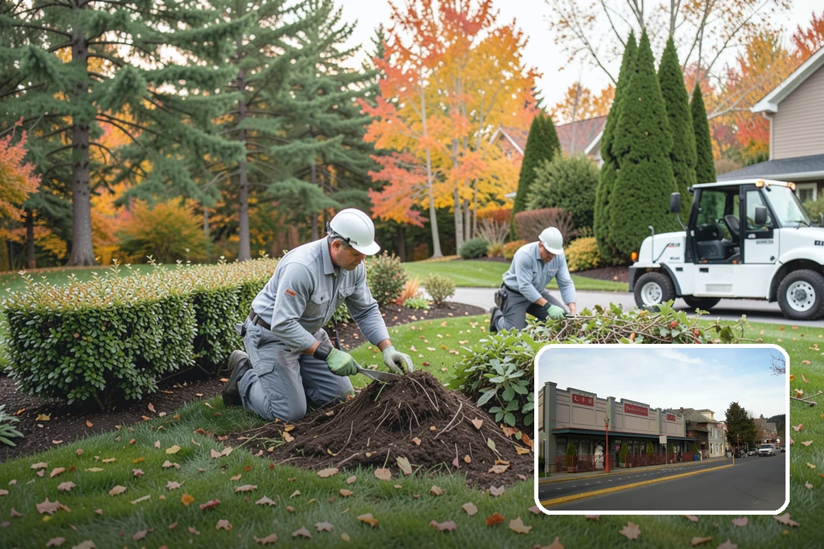 Mulch Refresh in Issaquah, King County, WA - Renews a dark, uniform look across settled beds
