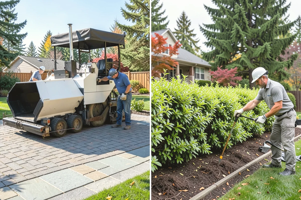 Mulch Refresh in Issaquah, King County, WA - Clear leaves, twigs, and surface debris from the beds