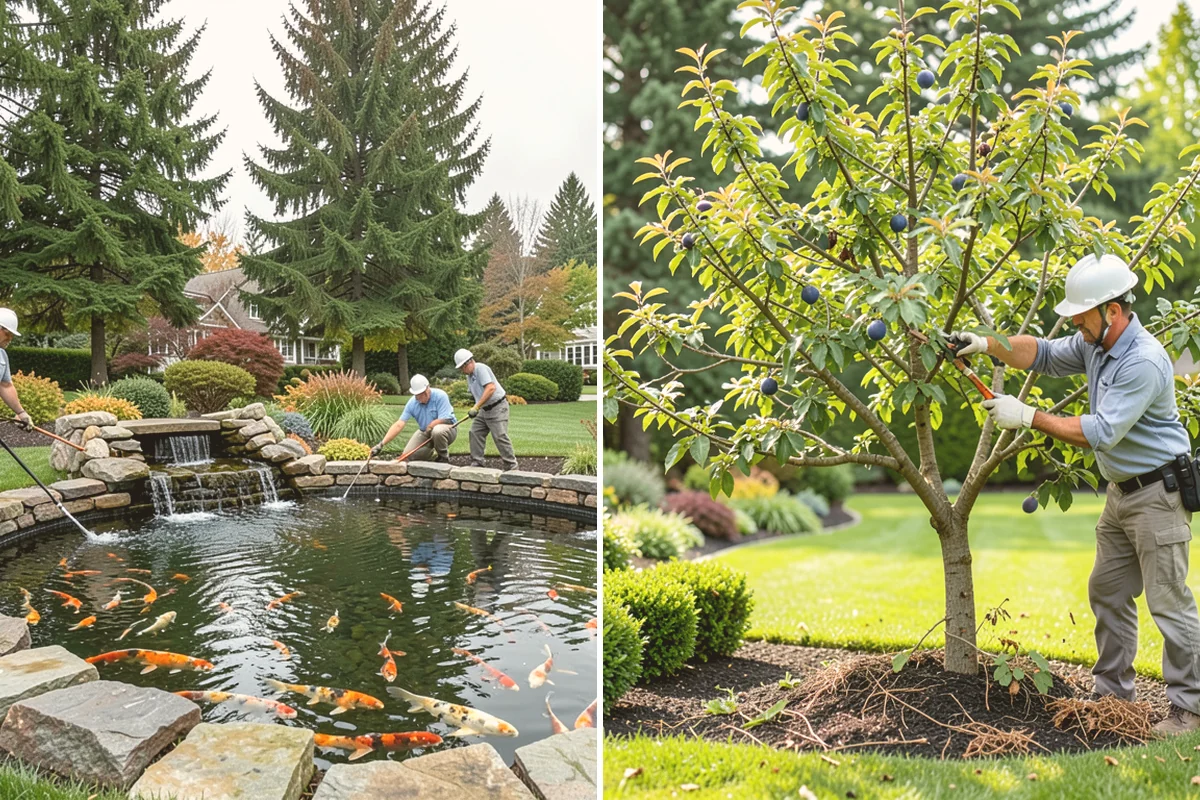 Mulch Refresh in Kent, King County, WA - Clear leaves, twigs, and surface debris from the beds