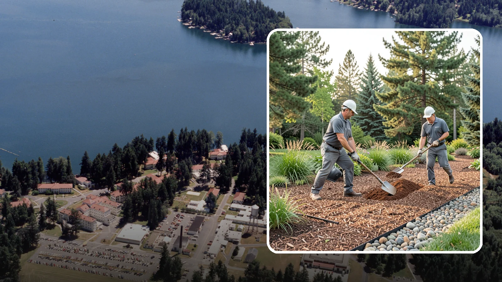 Mulch Refresh in Lakewood, Pierce County, WA - A fresh top layer of organic mulch to restore depth and color mid-season.