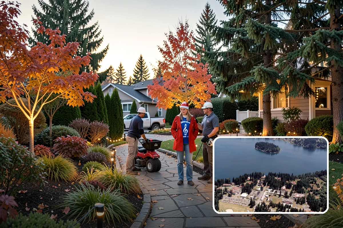 Mulch Refresh in Lakewood, Pierce County, WA - Renews a dark, uniform look across settled beds