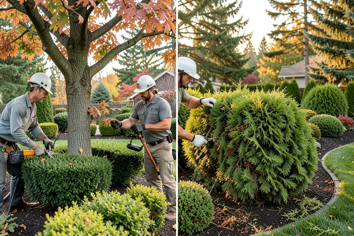 Mulch Refresh in Lakewood, Pierce County, WA - Clear leaves, twigs, and surface debris from the beds