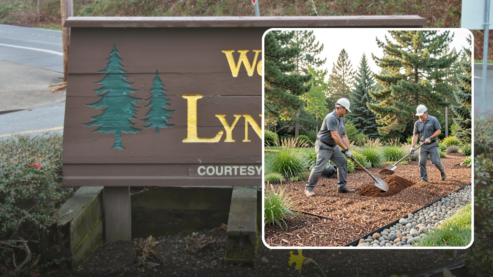 Mulch Refresh in Lynnwood, Snohomish County, WA - A fresh top layer of organic mulch to restore depth and color mid-season.