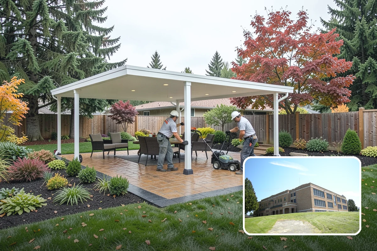 Mulch Refresh in Maple Valley, King County, WA - Renews a dark, uniform look across settled beds
