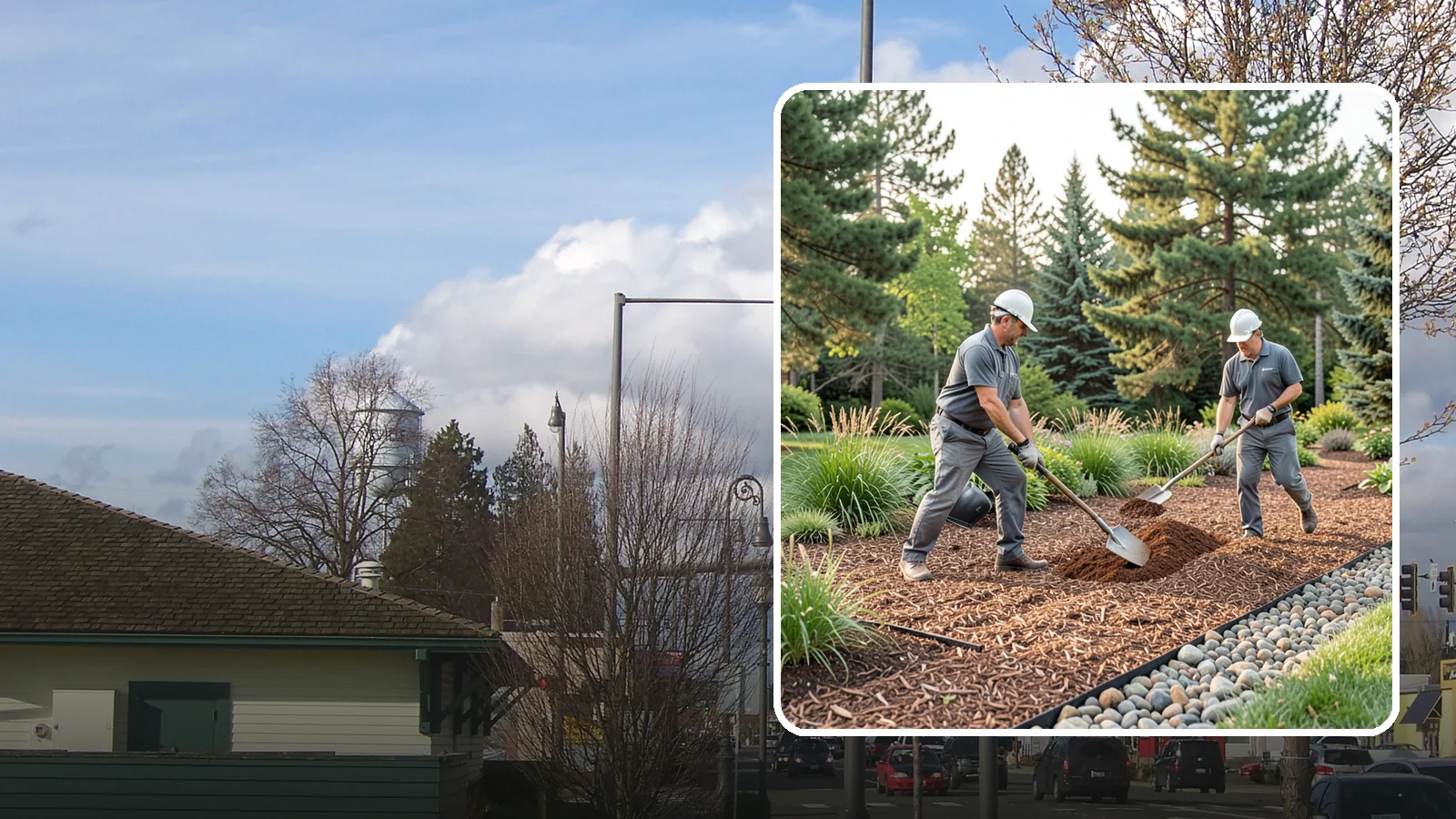 Mulch Refresh in Marysville, Snohomish County, WA - A fresh top layer of organic mulch to restore depth and color mid-season.