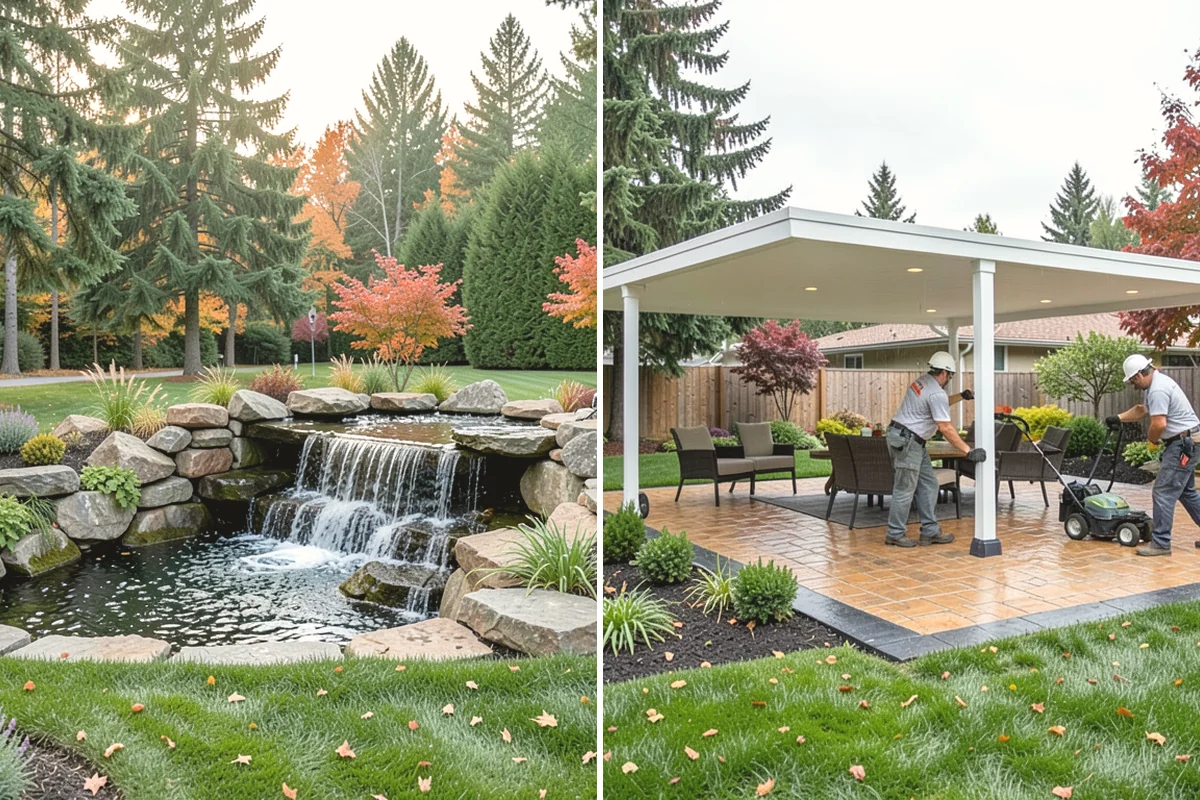 Mulch Refresh in Mountlake Terrace, Snohomish County, WA - Clear leaves, twigs, and surface debris from the beds