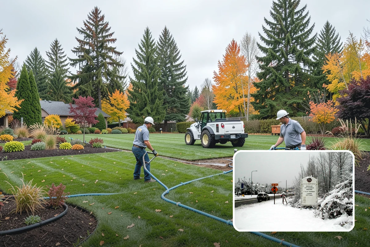 Mulch Refresh in Newcastle, King County, WA - Renews a dark, uniform look across settled beds