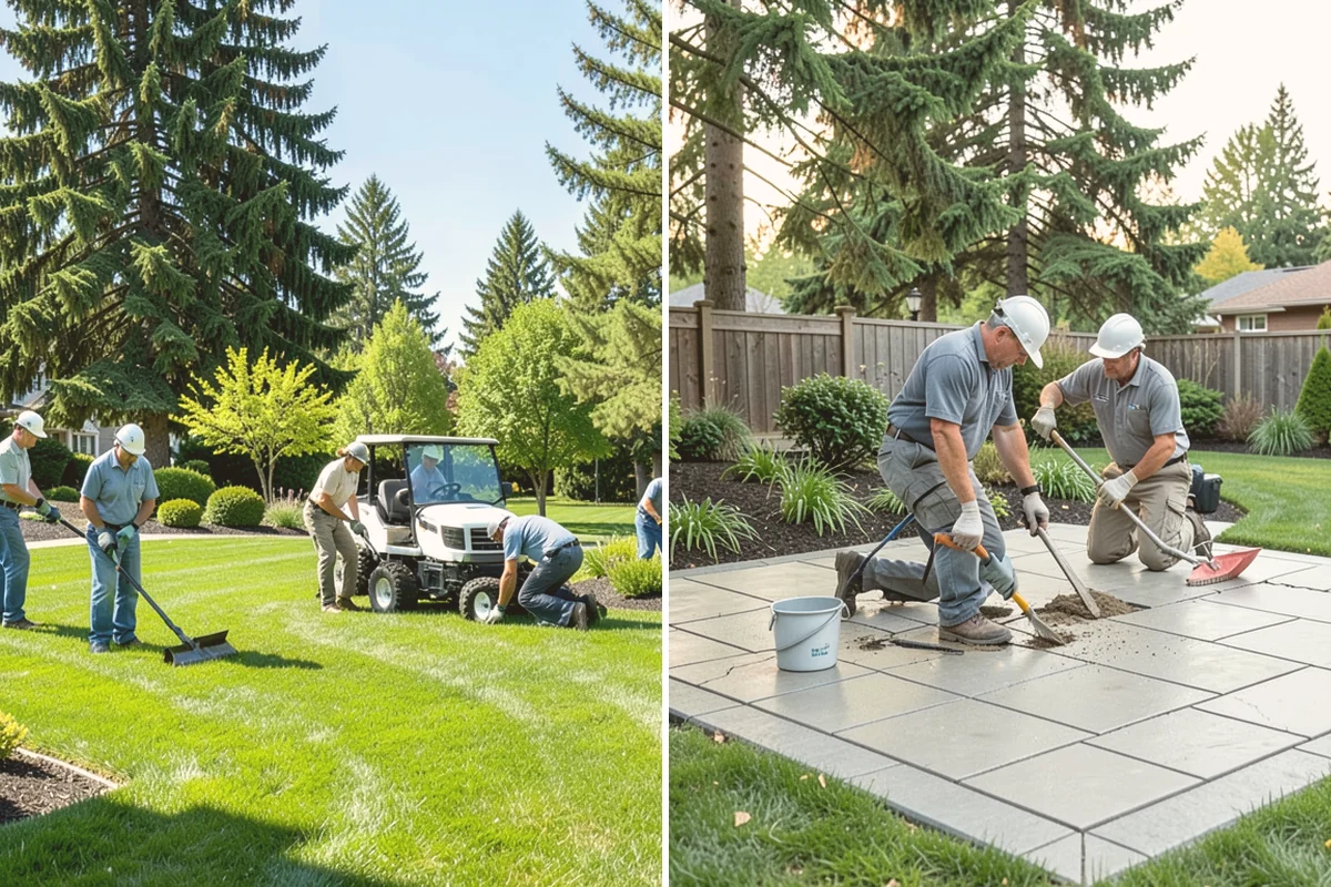 Mulch Refresh in Newcastle, King County, WA - Clear leaves, twigs, and surface debris from the beds