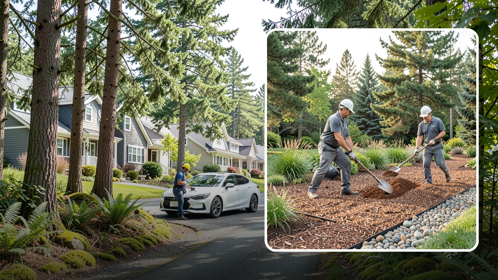 Mulch Refresh in Normandy Park, King County, WA - A fresh top layer of organic mulch to restore depth and color mid-season.
