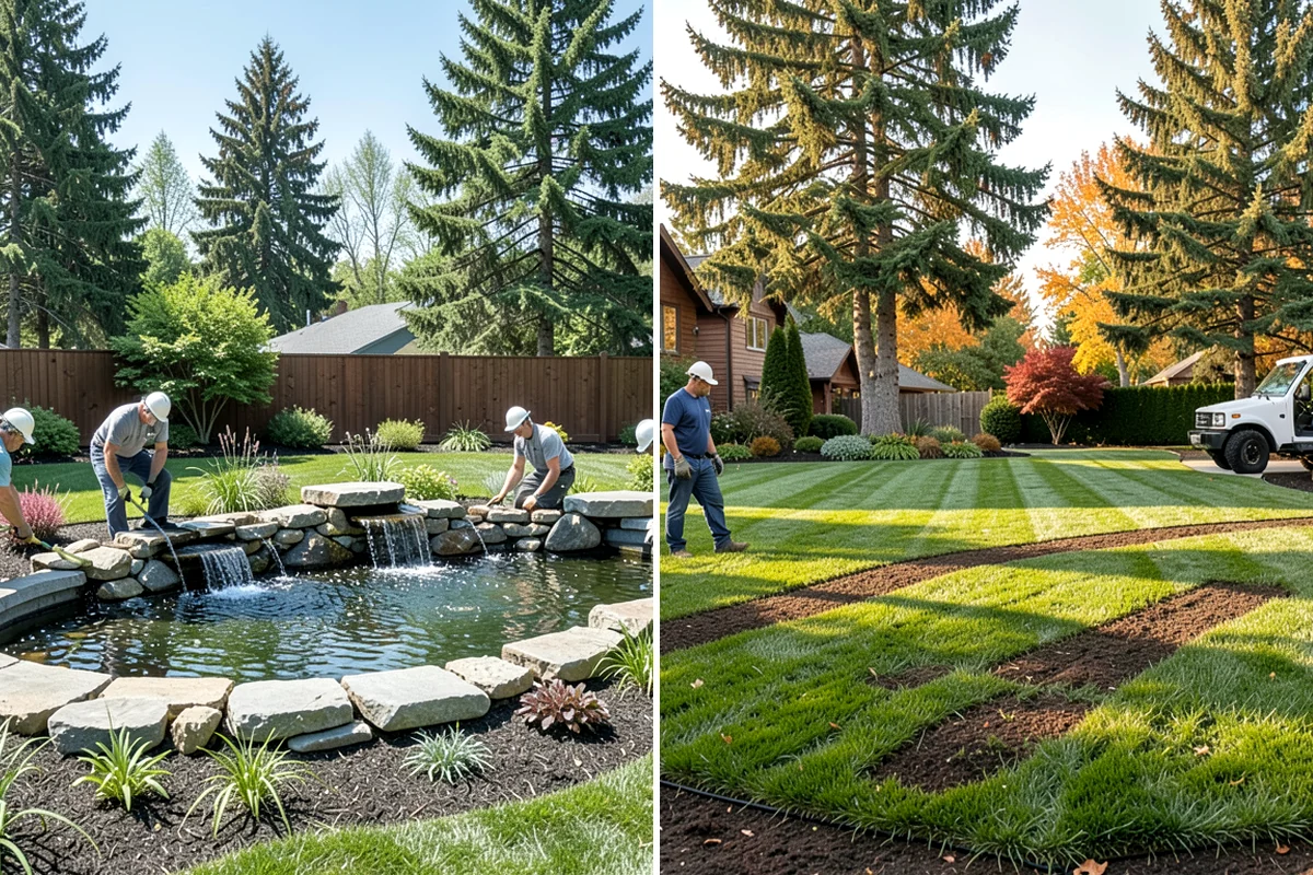 Mulch Refresh in Normandy Park, King County, WA - Clear leaves, twigs, and surface debris from the beds