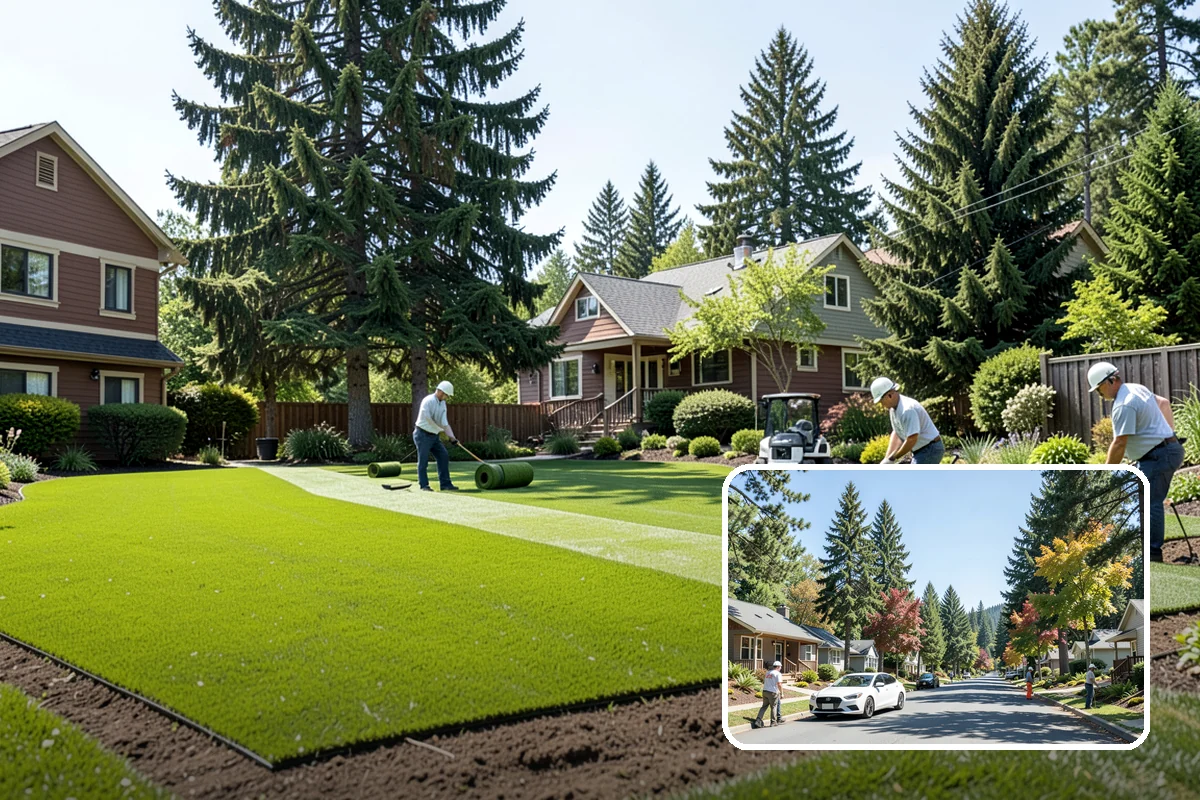 Mulch Refresh in Orting, Pierce County, WA - Renews a dark, uniform look across settled beds
