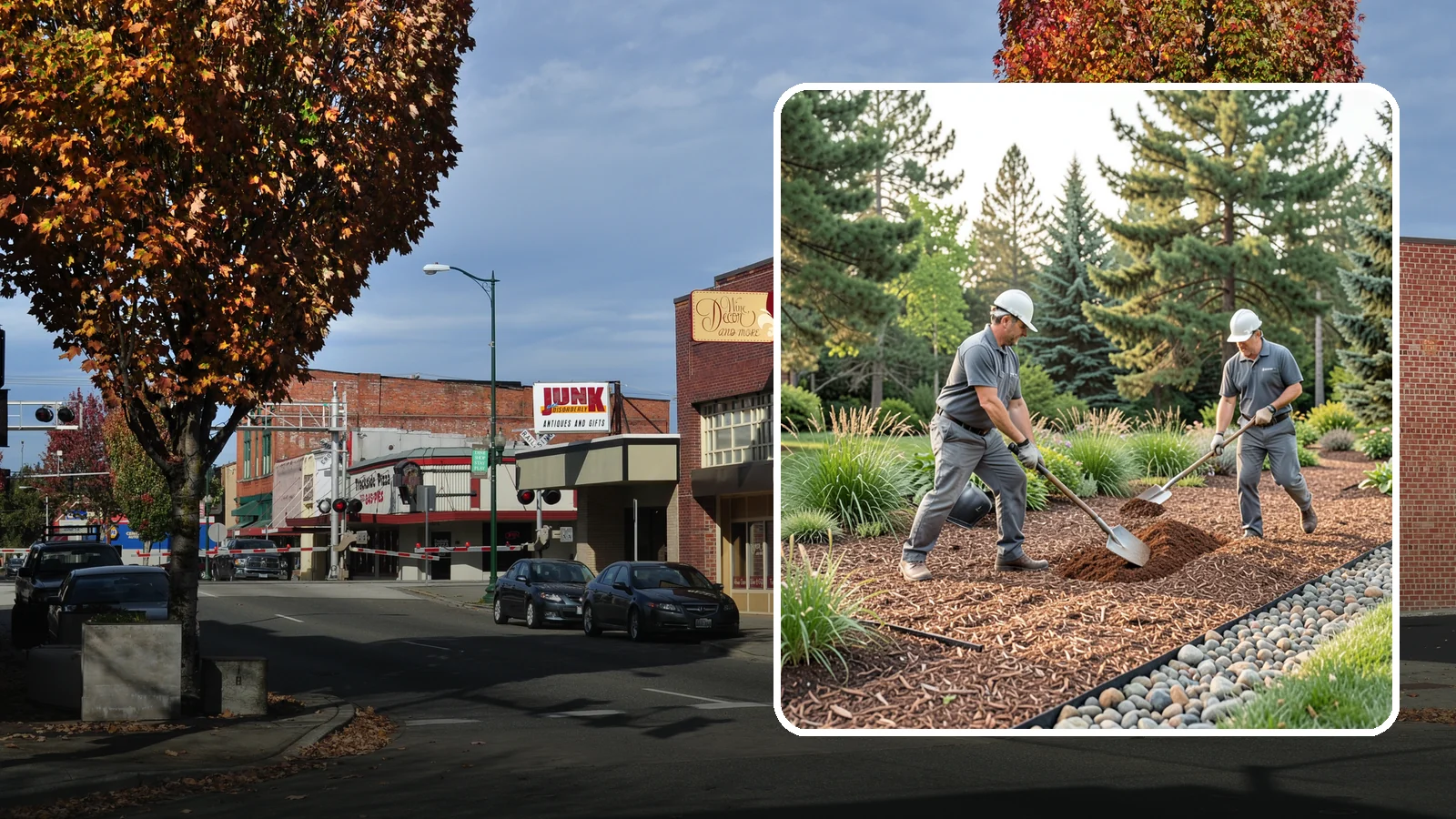 Mulch Refresh in Puyallup, Pierce County, WA - A fresh top layer of organic mulch to restore depth and color mid-season.