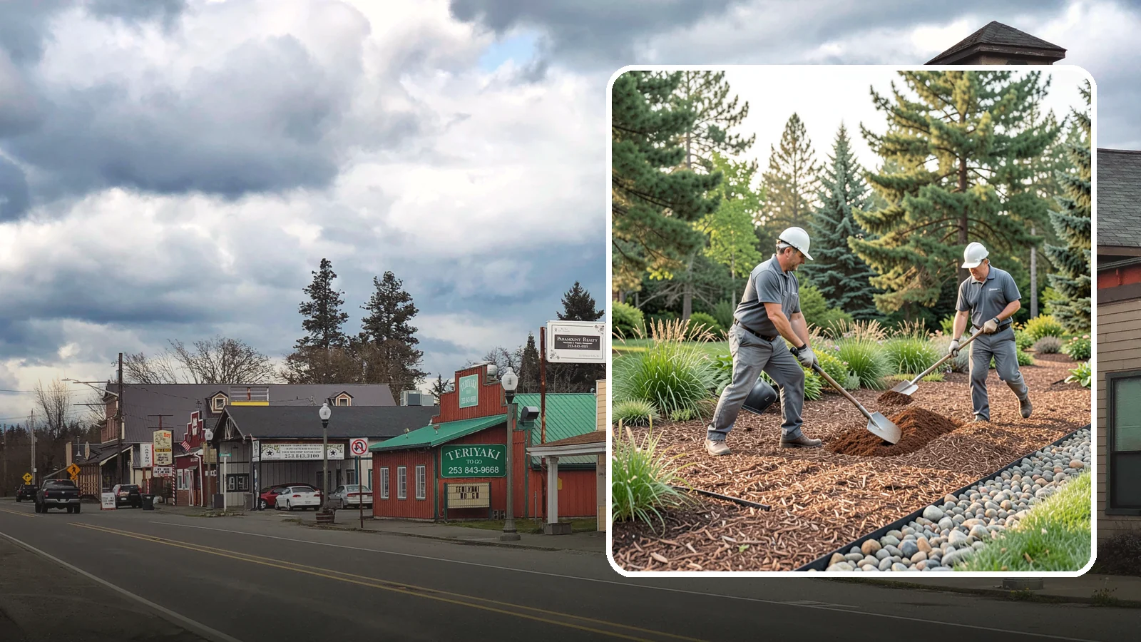 Mulch Refresh in Roy, Pierce County, WA - A fresh top layer of organic mulch to restore depth and color mid-season.