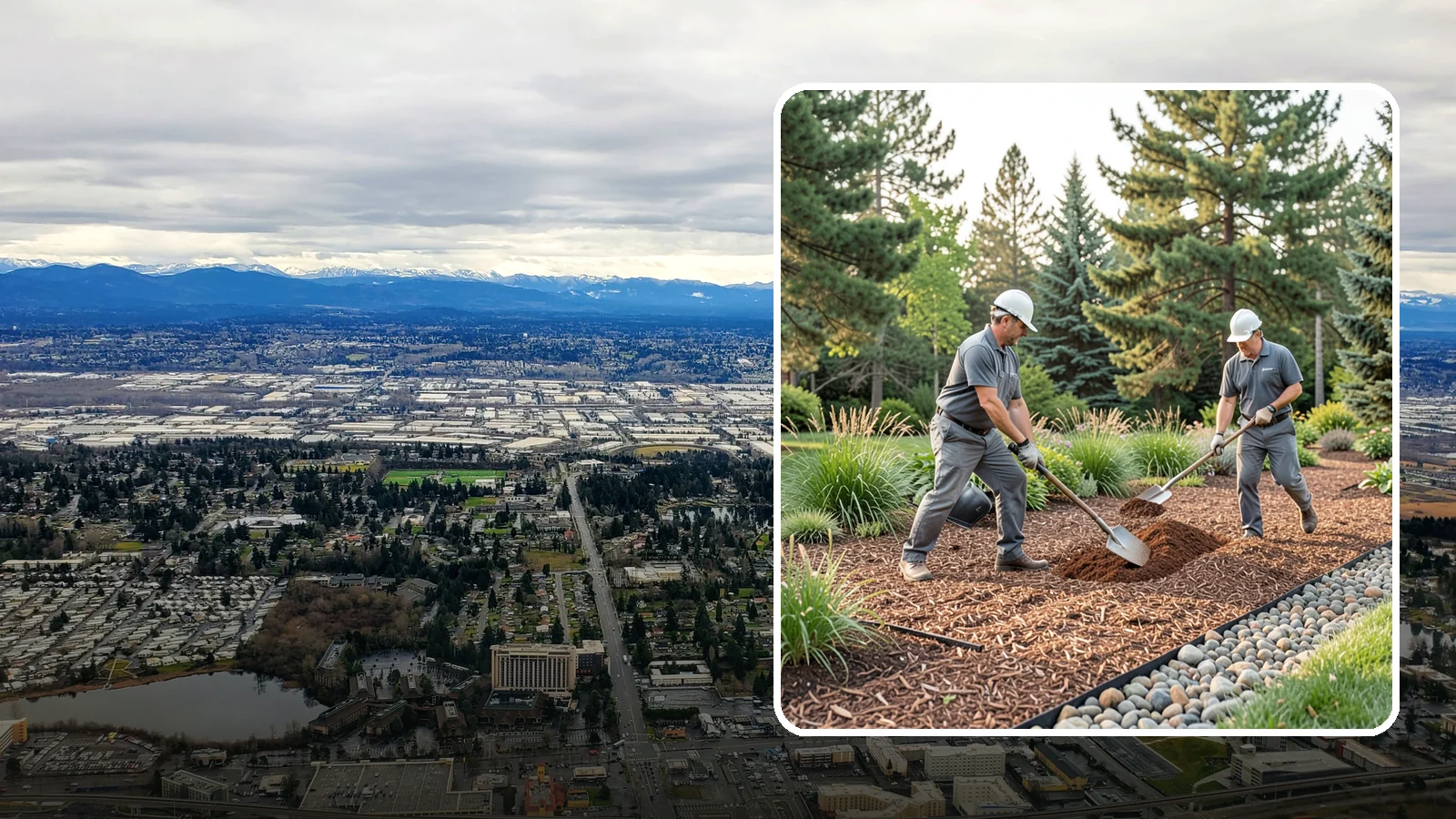 Mulch Refresh in SeaTac, King County, WA - A fresh top layer of organic mulch to restore depth and color mid-season.