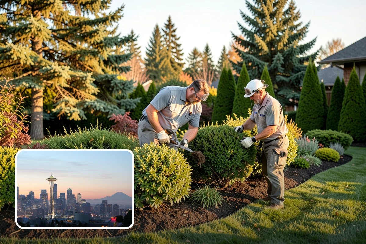 Mulch Refresh in Seattle, King County, WA - Renews a dark, uniform look across settled beds