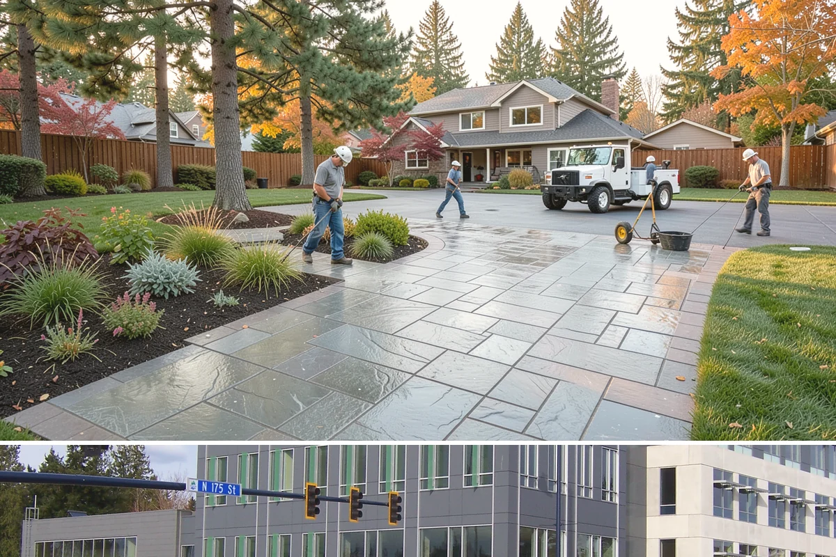 Mulch Refresh in Shoreline, King County, WA - Best applied in spring to lock in moisture before the dry summer, with an optional light fall top-up before sustained rain.