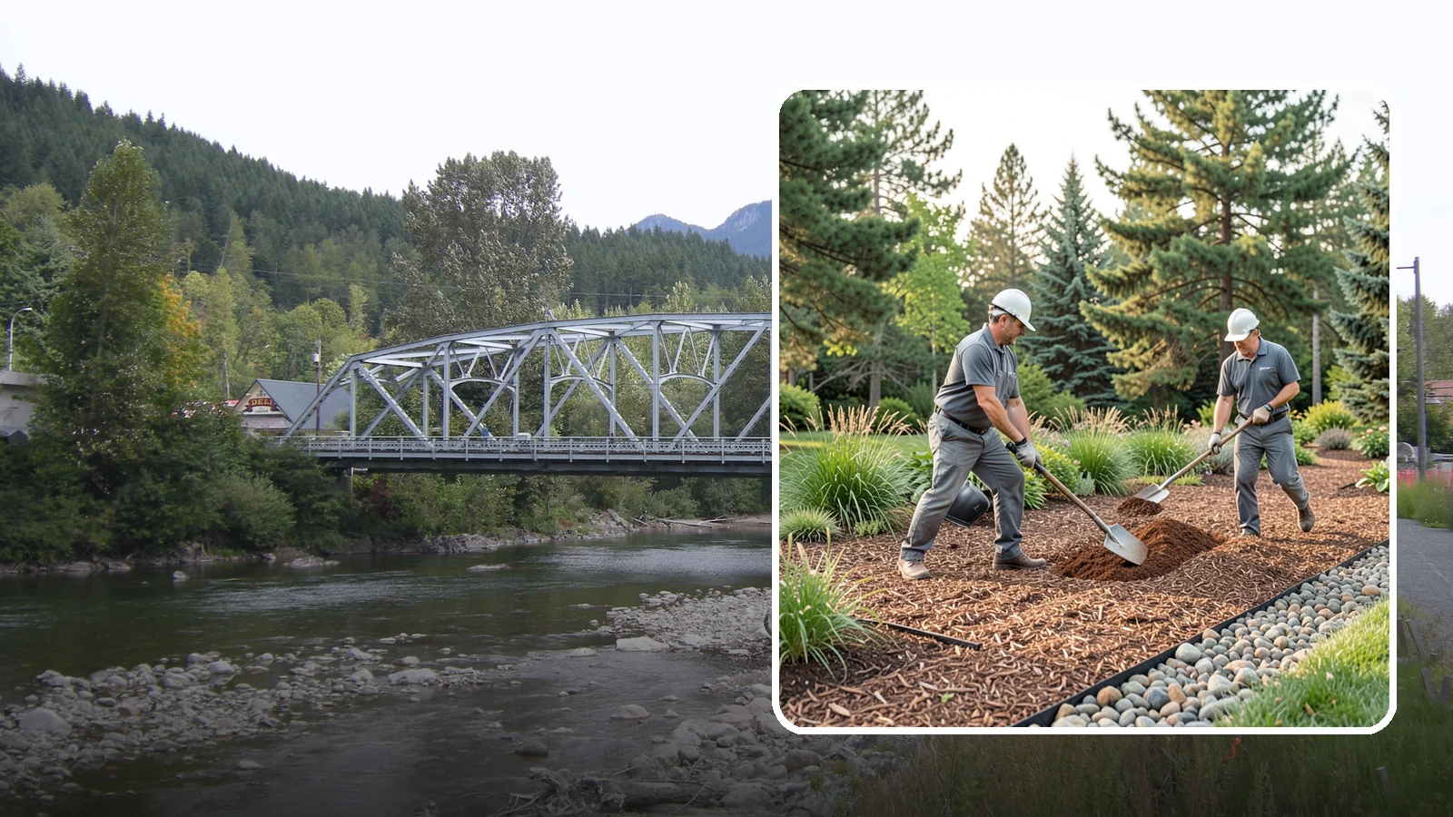 Mulch Refresh in Skykomish, King County, WA - A fresh top layer of organic mulch to restore depth and color mid-season.
