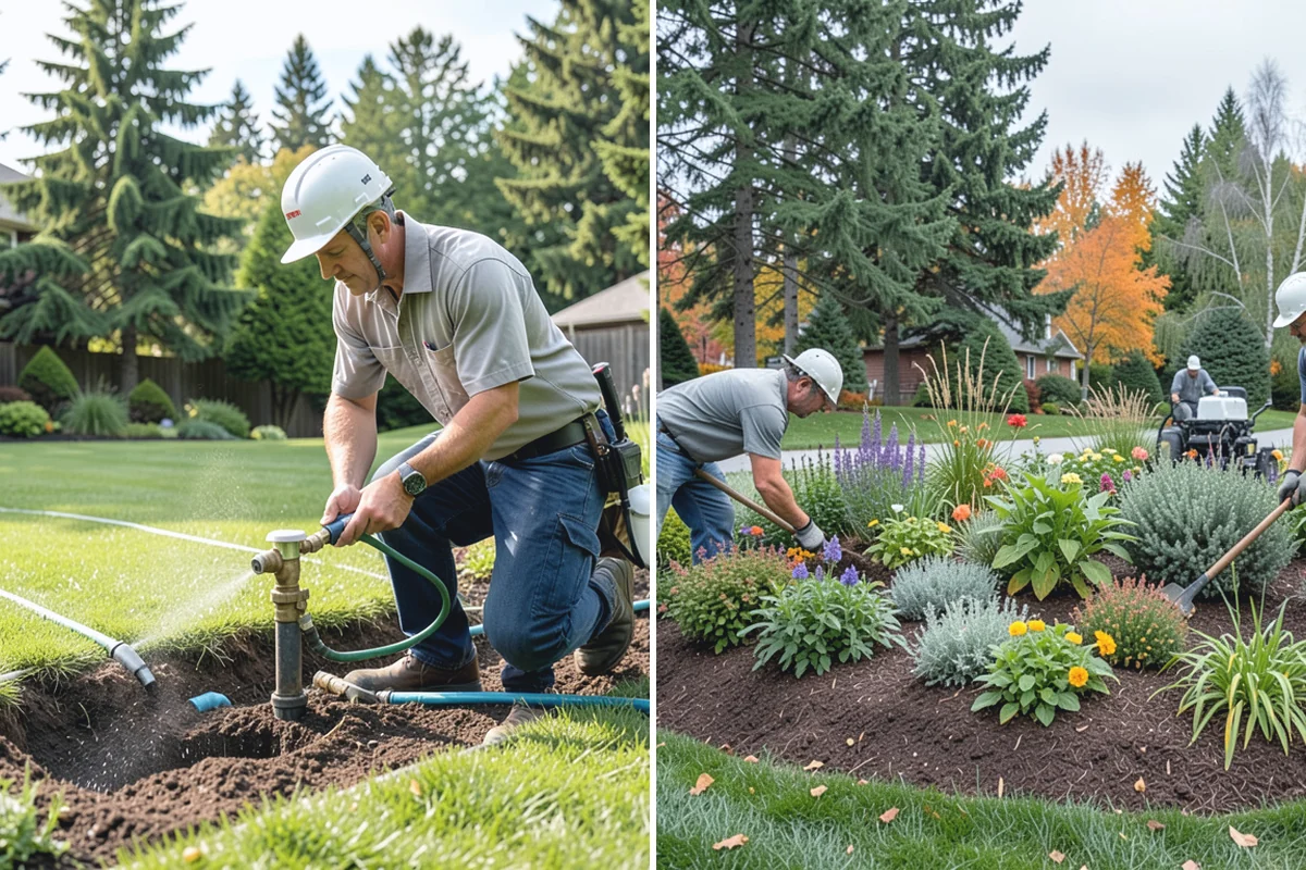 Mulch Refresh in Skykomish, King County, WA - Clear leaves, twigs, and surface debris from the beds