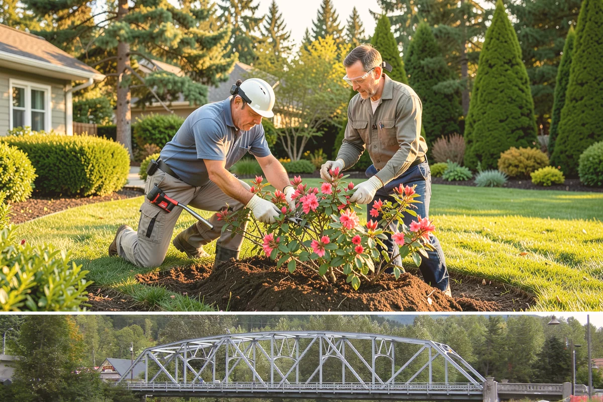 Mulch Refresh in Skykomish, King County, WA - Best applied in spring to lock in moisture before the dry summer, with an optional light fall top-up before sustained rain.