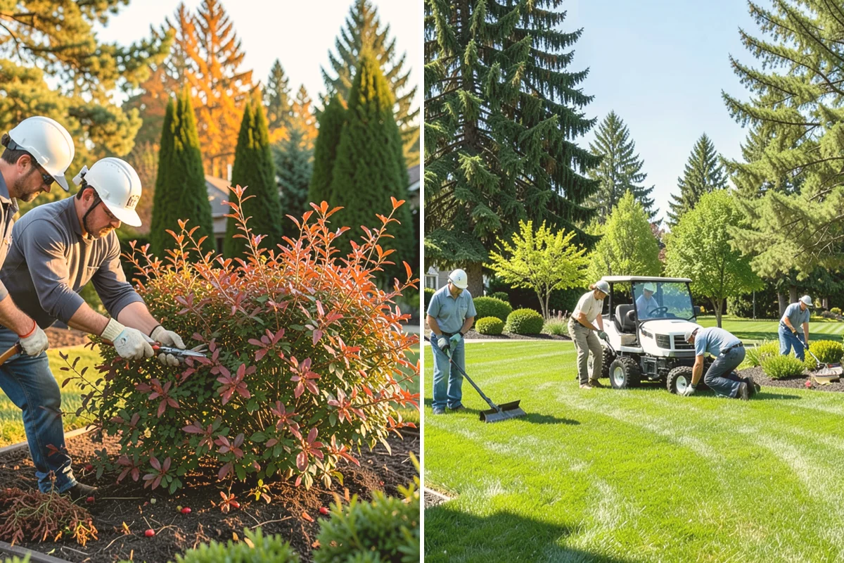 Mulch Refresh in Snohomish, Snohomish County, WA - Clear leaves, twigs, and surface debris from the beds