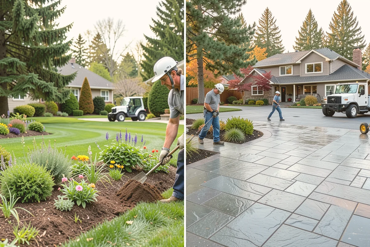 Mulch Refresh in Stanwood, Snohomish County, WA - Clear leaves, twigs, and surface debris from the beds